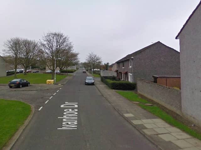 The body of the woman was found near a footpath on Ivanhoe Drive in Glenrothes, Fife at around 8.05pm on Sunday, May 23 (Photo: Google Maps).