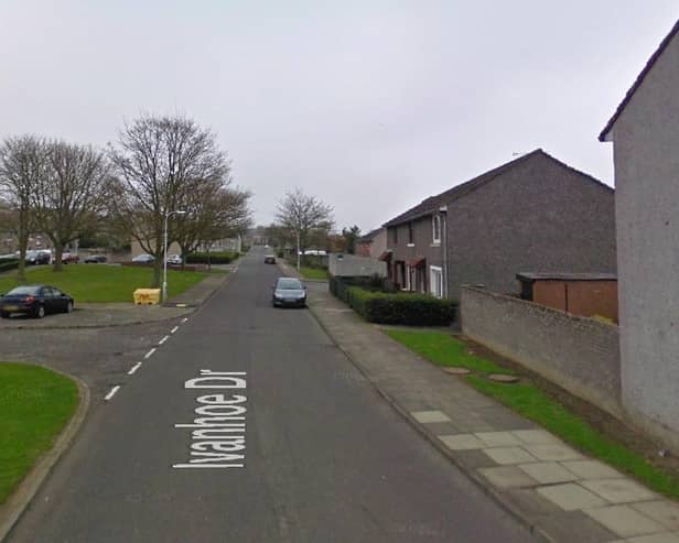 The body of the woman was found near a footpath on Ivanhoe Drive in Glenrothes, Fife at around 8.05pm on Sunday, May 23 (Photo: Google Maps).