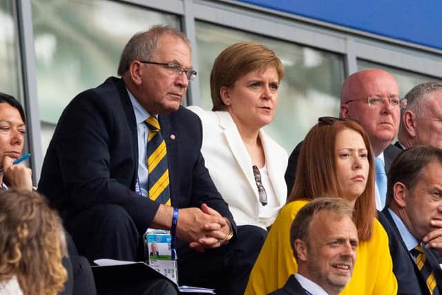 First Minister Nicola Sturgeon says sport is unlikely to return soon.