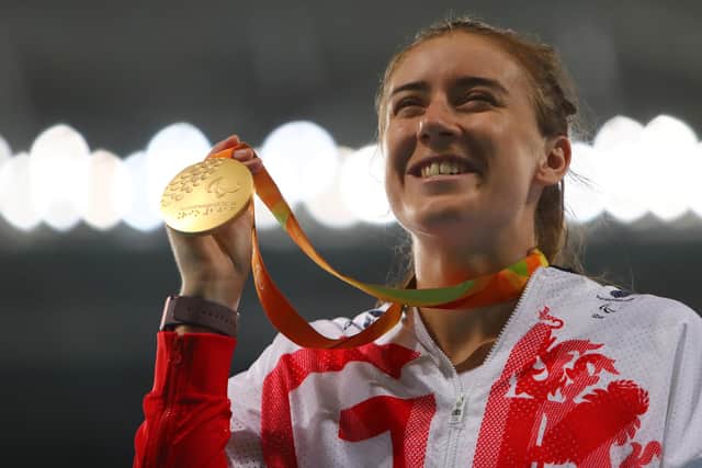 Libby Clegg tasted gold five years ago in Rio.