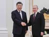 Xi Jinping stresses close ties with ‘dear friend’  Vladimir Putin during first visit to Russia since Ukraine invasion
