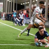 Damien Hoyland has scored a try in each of Edinburgh's opening two URC matches.  (Photo by Ross Parker / SNS Group)