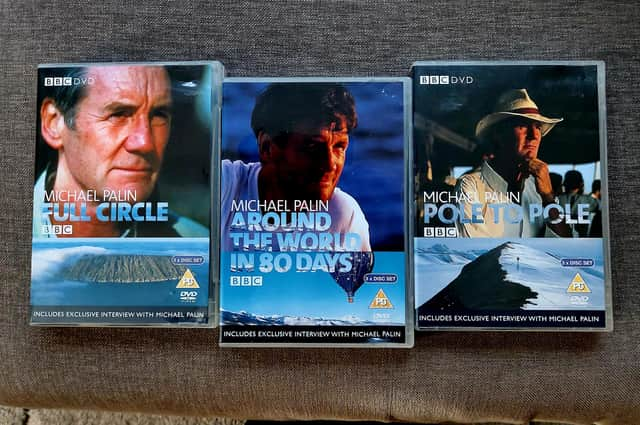 Sir Michael Palin's Big Three Adventures, available as BBC DVD box-sets, benefit from regular viewing. Picture: Scott Reid