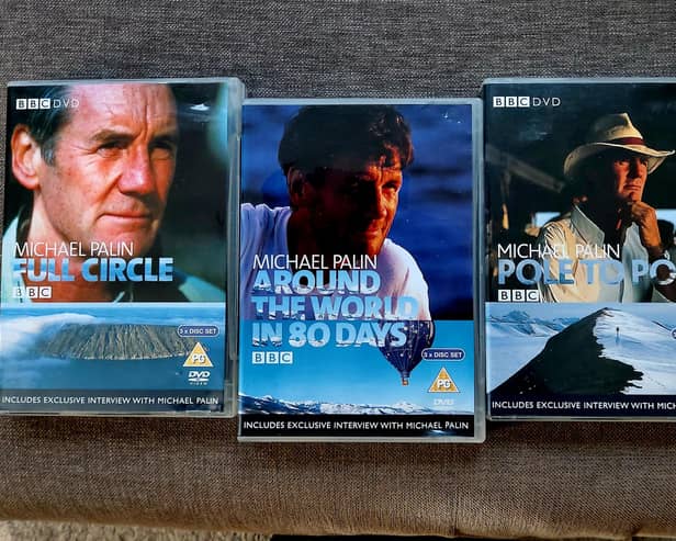 Sir Michael Palin's Big Three Adventures, available as BBC DVD box-sets, benefit from regular viewing. Picture: Scott Reid