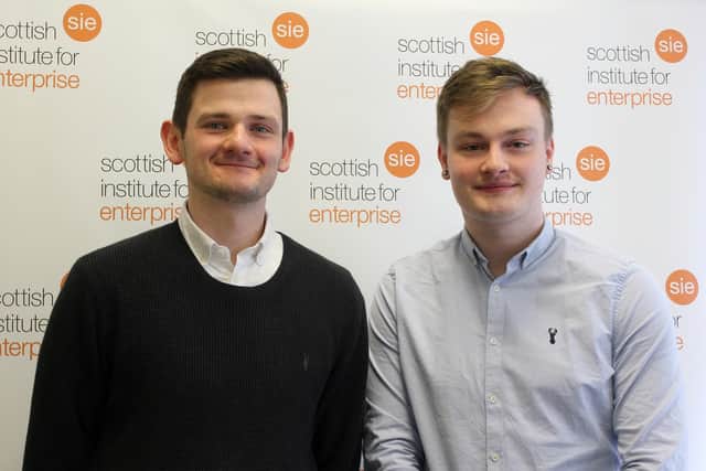 Daniel and Adam Jack of the University of Strathclyde won for their eco-friendly housing concept, which will be trialled in Arran.