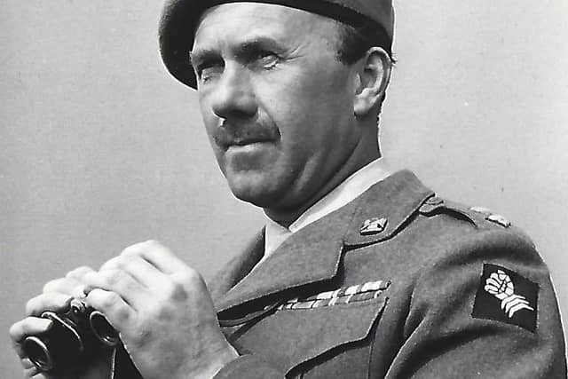 Aidan Sprot in his army days