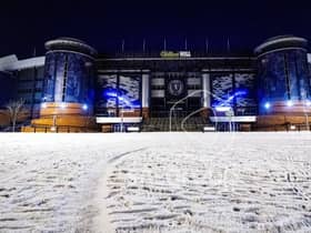 A general view outside Hampden. (Photo by Ross MacDonald / SNS Group)