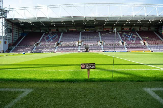 Hearts host Rangers at Tynecastle Park on the final weekend of the Scottish Premiership season. (Photo by Paul Byars / SNS Group)