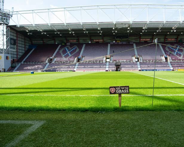 Hearts host Rangers at Tynecastle Park on the final weekend of the Scottish Premiership season. (Photo by Paul Byars / SNS Group)