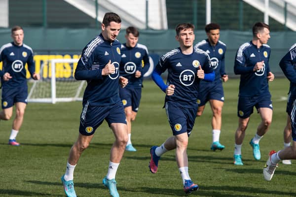 McLean trains with clubmate Billy Gilmour.