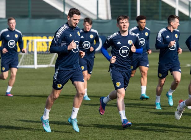 McLean trains with clubmate Billy Gilmour.