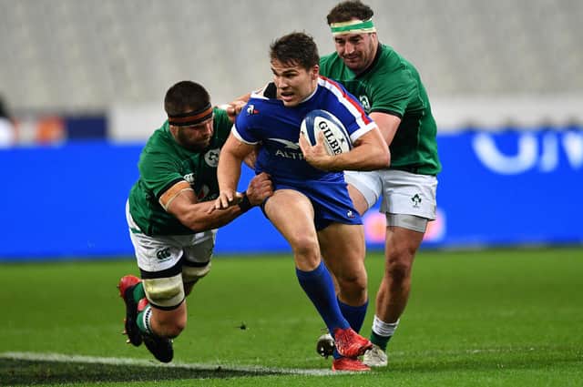 Ireland were unable to hold back France scrum-half Antoine Dupont during last month's Six Nations match in Paris.