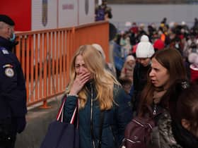 Ukrainian refugees face a dangerous journey to reach the country's western border (Picture: Andreea Campeanu/Getty Images)
