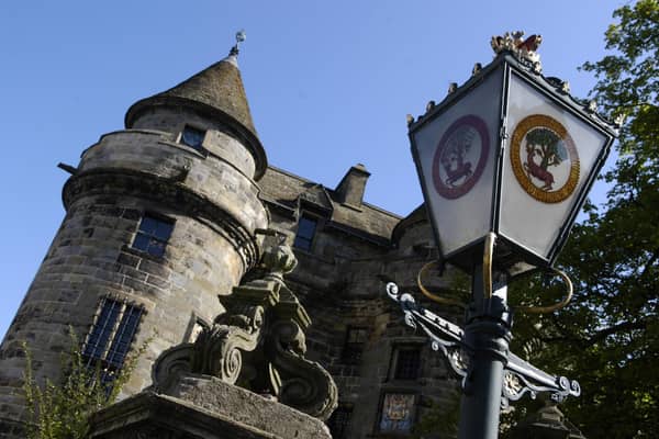 Falkland Palace, where the books were stolen from.