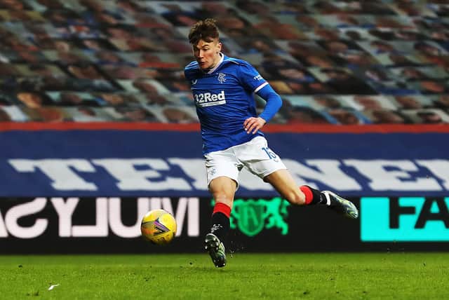 Rangers right-back Nathan Patterson's form in the latter stages of the season has earned him a place in Scotland's Euro 2020 finals squad. (Photo by Ian MacNicol/Getty Images)