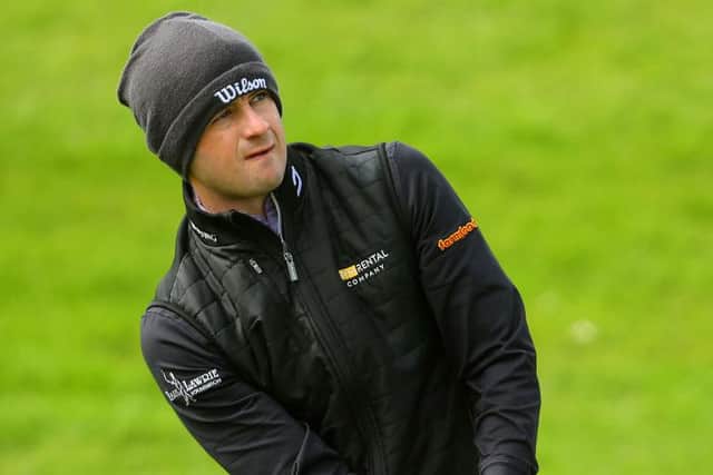 David Law plays his third shot on the 17th hole during the first round of the Made in HimmerLand presented by FREJA at Himmerland Golf & Spa Resort in Aalborg, Denmark. Picture: Andrew Redington/Getty Images.