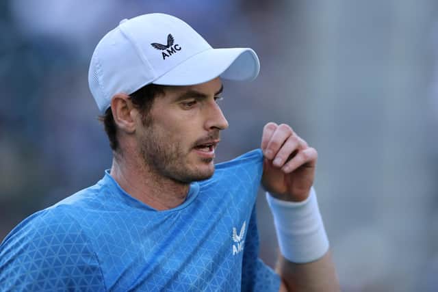 Andy Murray during his defeat to Alexander Zverev at Indian Wells (Photo by Clive Brunskill/Getty Images)