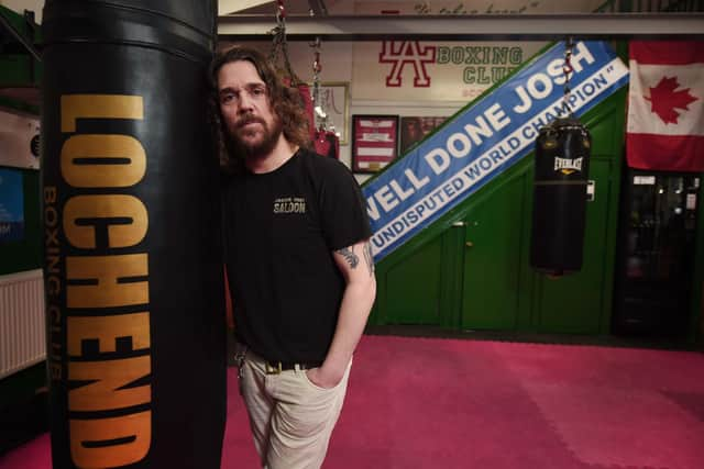 Edinburgh actor Jamie Sives at Lochend Boxing Club, Edinburgh.
Thank you to Terry and Jacky McCormack, at Lochend Boxing Club.