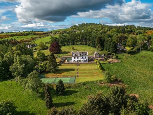 House and grounds.