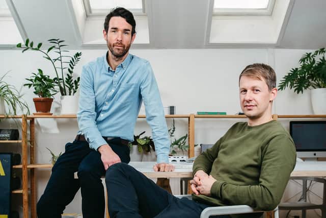 From left: Tangent founders David Whyte and Andrew Stevenson. Picture: contributed.
