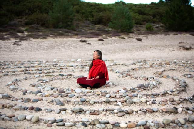 Meditation at Findhorn. Picture: Mel Butcher