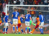 Galatasaray and St Johnstone drew 1-1 in the first leg in Istanbul.