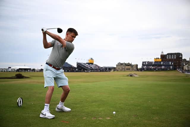 World No 1 Kipp Popert from England tees off at the 18th in the Celebration of Champions ahead of The 150th Open in St Andrews last summer Picture: Stuart Franklin/R&A/R&A via Getty Images.