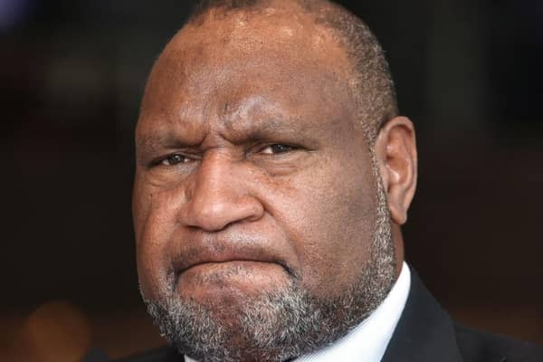 Papua New Guinea's Prime Minister James Marape. Picture: AFP via Getty Images