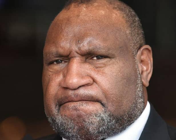 Papua New Guinea's Prime Minister James Marape. Picture: AFP via Getty Images