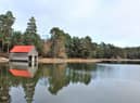 The boat shed at Loch Vaa, near Aviemore has been locked up after the tenant ended his fishing business given the disturbance caused by wild swimmers and paddle boarders. PIC: Kay Durden.
