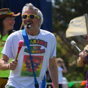 Ron Bird co-founded the Guarana street drumming band
