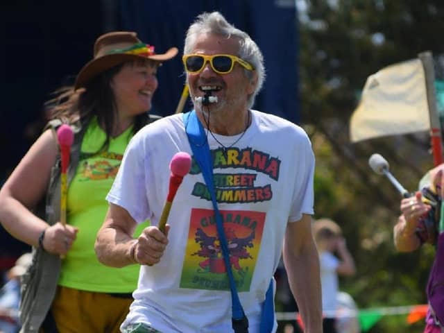 Ron Bird co-founded the Guarana street drumming band