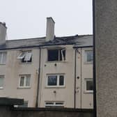 The flat on Main Street, East Kilbride, where the explosion occurred (Photo: Joolz Pedals).