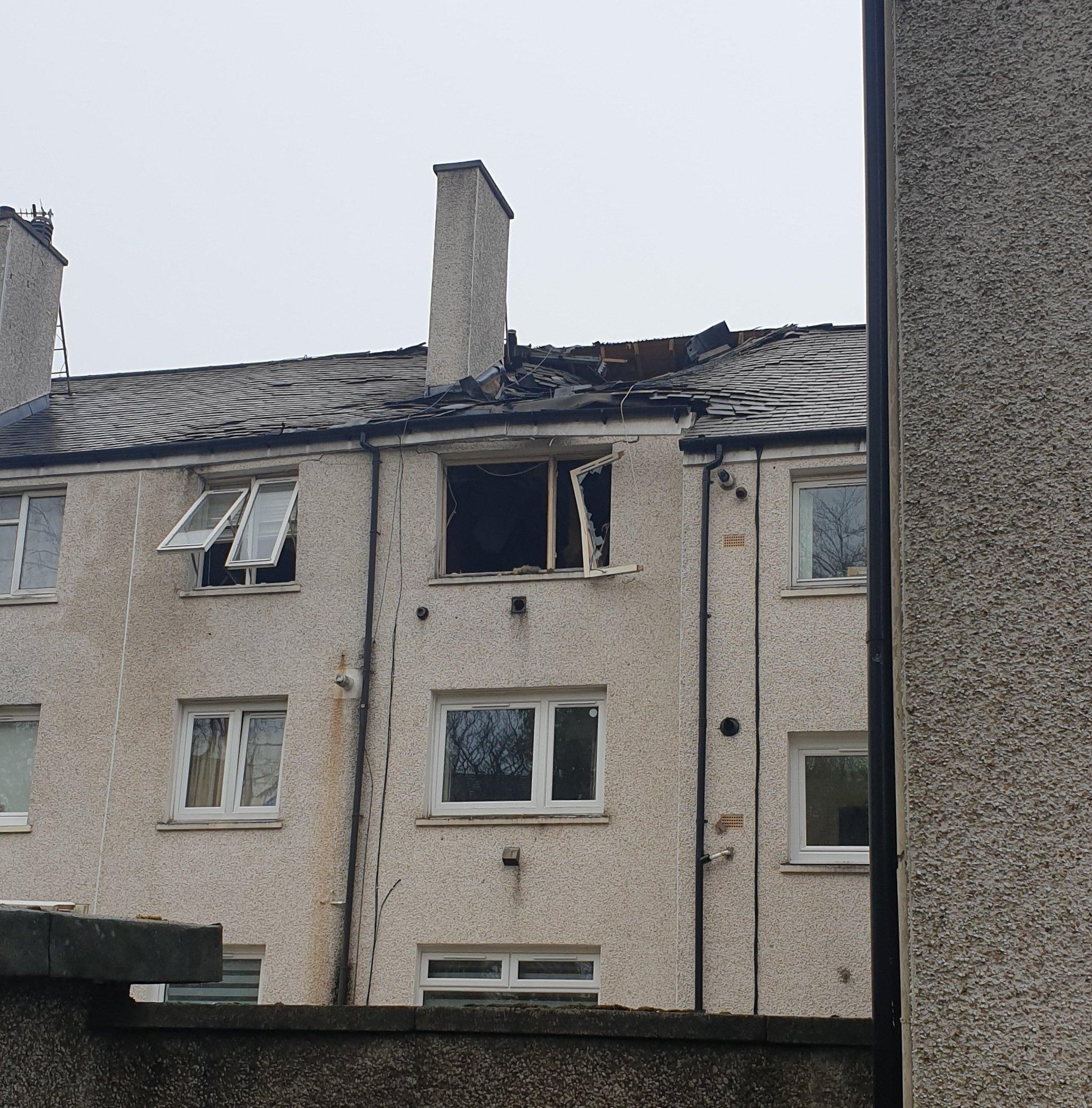 A 52-year-old man has been injured in a suspected gas explosion at a flat in South Lanarkshire