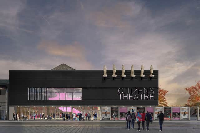 The new-look Citizens Theatre is due to be unveiled next year.