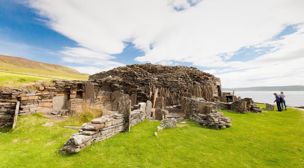 Team lands in Orkney to check damage at some of Scotland's oldest historic sites