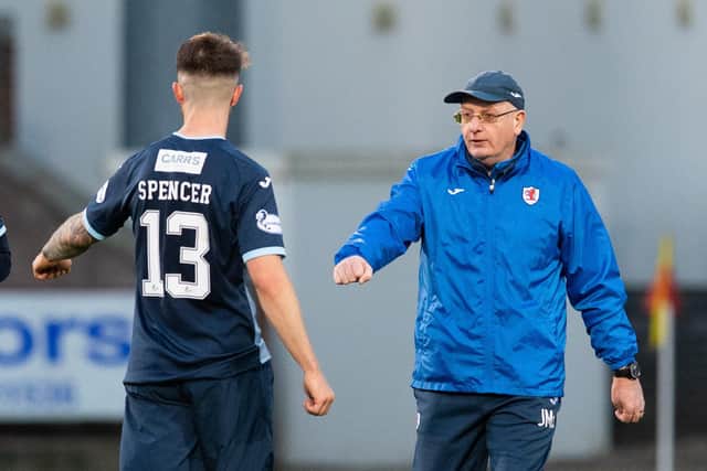 Raith Rovers manager John McGlynn was pleased with the 0-0 draw in Dunfermline (Photo by Ross Parker / SNS Group)