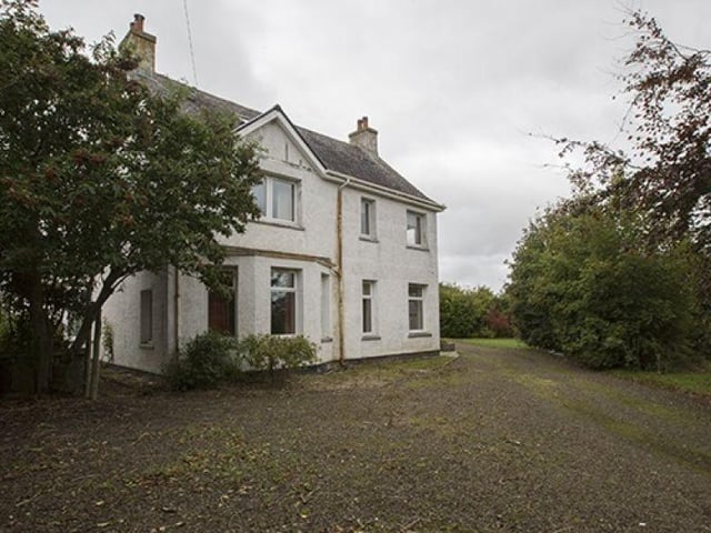 A grand detached former manse located in the Highland village of Watten, eight miles from Wick, Watten Manse needs some modernising, but is on the market for offers over just £274,995.