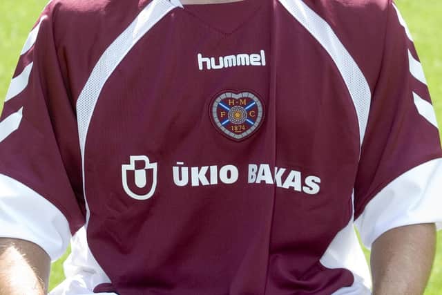 Johnson had a spell as a player with Hearts.