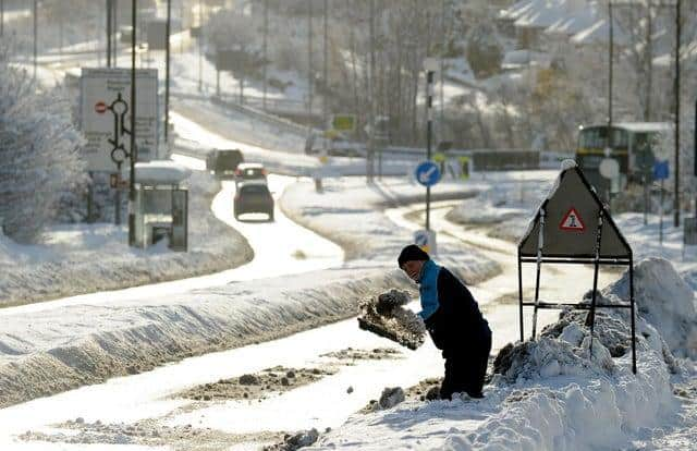 Travel across Scotland has been disrupted after a snow warning was updated from yellow to amber across the central belt.