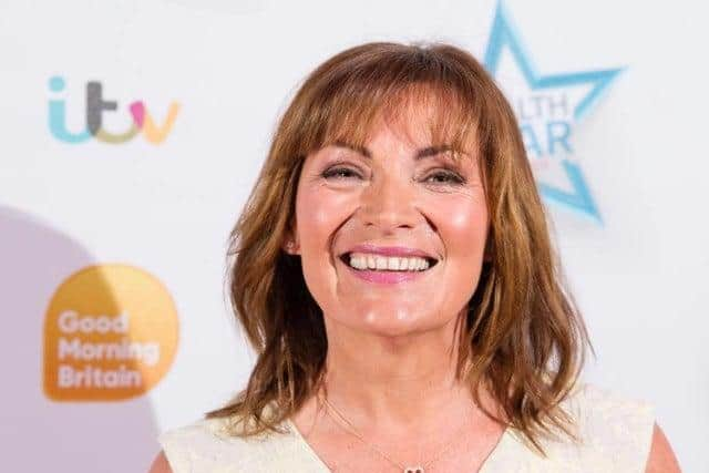 Scottish TV presenter Lorraine Kelly.