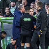 Celtic John Kennedy remains as non-plussed now as he appeared in 2019 when Rangers assistant Michael Beale shouting in his direction was presented as a spat.(Photo by Bill Murray / SNS Group)