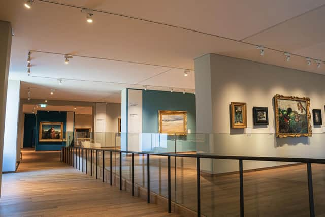 The new Scottish galleries at the National Gallery in Edinburgh will open to the public on 30 September. Picture: Campbell Donaldson