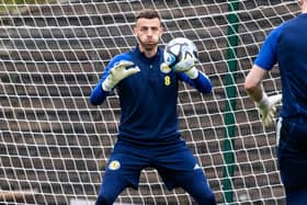 Goalkeeper Angus Gunn is set to start for Scotland against Spain on Thursday night.