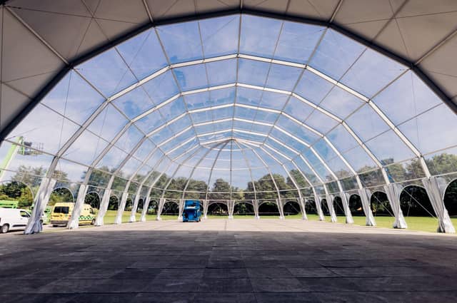 The Edinburgh International Festival will be asking audiences at outdoor venues like Edinburgh Academy Junior School to wear face coverings during performances. Picture: Ryan Buchanan