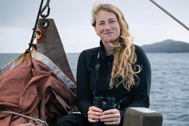 Ullapool-based Dr Cal Major, a qualified vet, fell in love with the sea when she learnt to dive in Australia. Picture: James Appleton