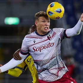 Bologna striker Sydney Van Hooijdonk continues to be linked with a move to Celtic. (Photo by Emmanuele Ciancaglini/Getty Images)