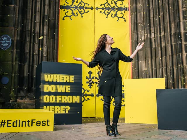 Edinburgh International Festival programme launch: Nicola Benedetti marks her first year as the International Festival's Director (pic: Mihaela Bodlovic)