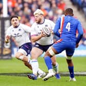 Scotland's Oli Kebble in action during the Guinness Six Nations match against France.