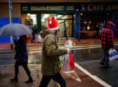 Shoppers headed out to the high street in the run-up to Christmas despite poor weather and cost-of-living pressures.